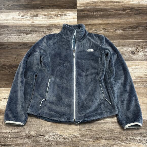 TNF The North Face Blue Womens S Plush‎ Fleece Teddy Hikercore Turtleneck Jacket - Picture 1 of 8